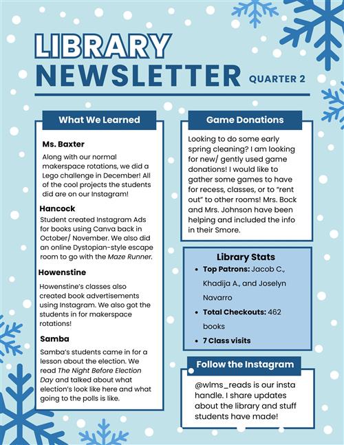 Library Newsletter Q2